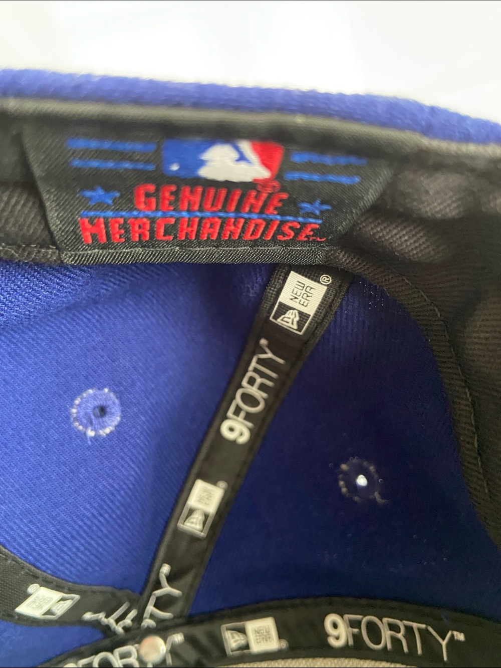 New Era NWT Unisex Royal Dodger Blue LA Dodgers 9FORTY Adjustable Baseball Hat - Picture 11 of 11